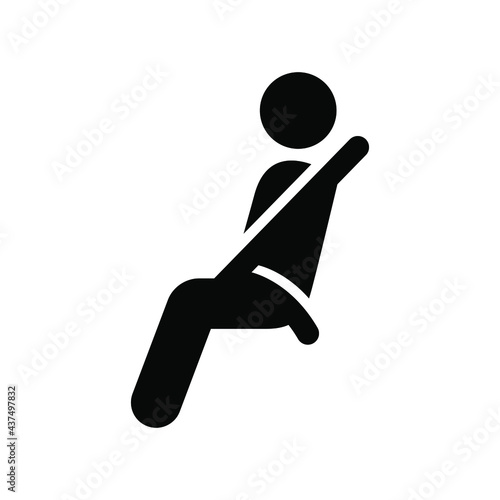 Passenger icon vector graphic illustration