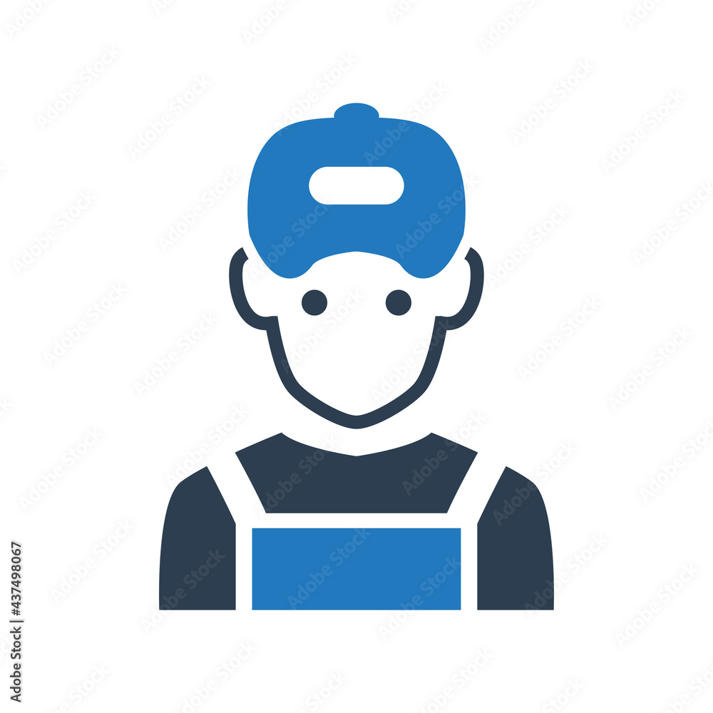 Mechanic icon vector graphic illustration Mechanic icon vector graphic illustration