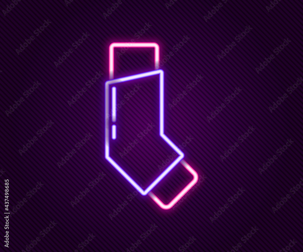 Glowing neon line Inhaler icon isolated on black background. Breather for cough relief, inhalation, allergic patient. Colorful outline concept. Vector Glowing neon line Inhaler icon isolated on black background. Breather for cough relief, inhalation, allergic patient. Colorful outline concept. Vector