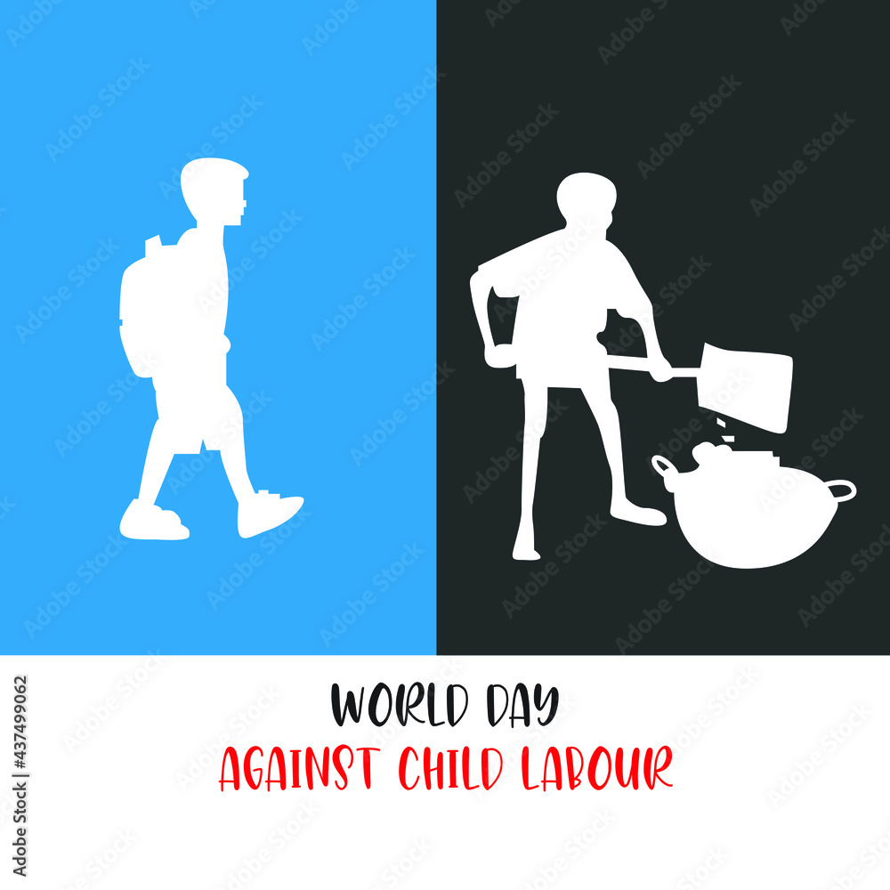 World Day Against Child Labour Stock Vector | Adobe Stock