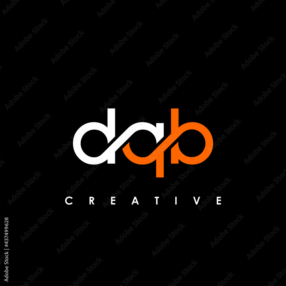 DQB Letter Initial Logo Design Template Vector Illustration DQB Letter Initial Logo Design Template Vector Illustration