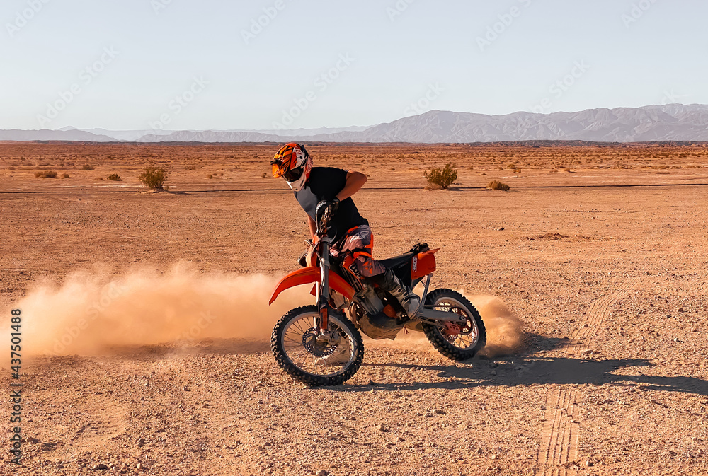 Dirt Bike Rider Burn Out Dirt Bike Rider Burn Out