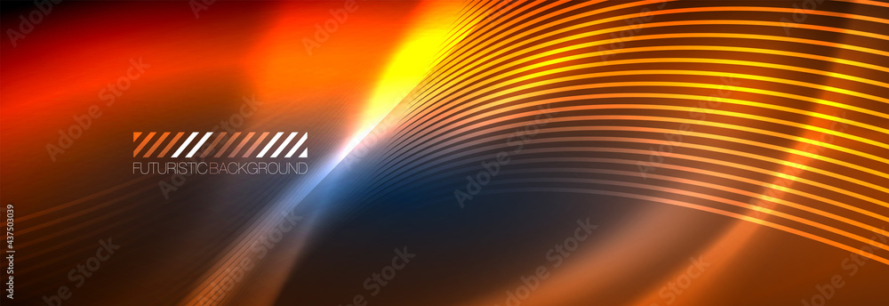 Neon dynamic beams vector abstract wallpaper background. Wallpaper background, design templates for business or technology presentations, internet posters or web brochure covers Neon dynamic beams vector abstract wallpaper background. Wallpaper background, design templates for business or technology presentations, internet posters or web brochure covers