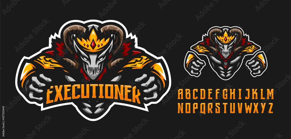 Fototapeta premium illustration vector graphic of Monster mascot logo perfect for sport and e-sport team