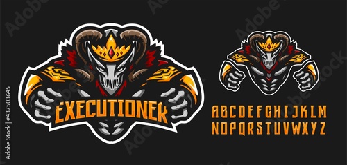 illustration vector graphic of Monster mascot logo perfect for sport and e-sport team