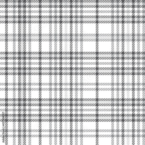 White Asymmetric Plaid textured Seamless Pattern