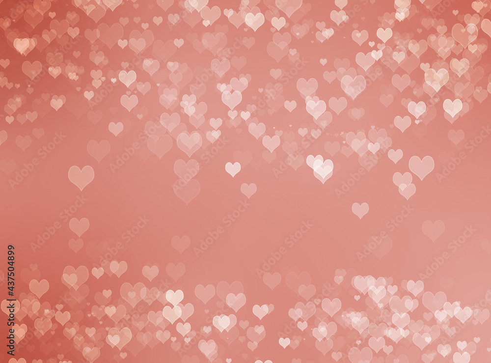 Abstract bokeh of beautiful pink colour on hearts pattern. Abstract bokeh of beautiful pink colour on hearts pattern.
