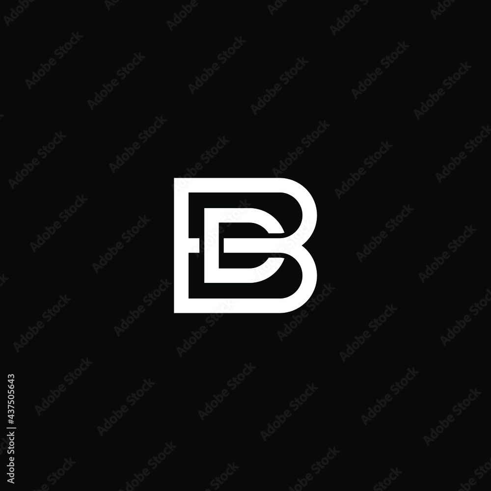 BD DB letter initial logo vector icon illustration BD DB letter initial logo vector icon illustration