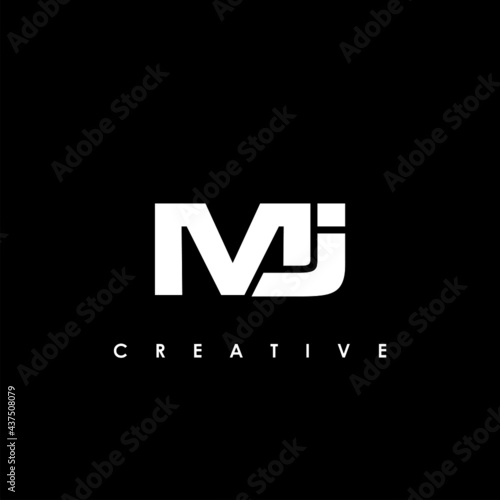 MI Letter Initial Logo Design Template Vector Illustration