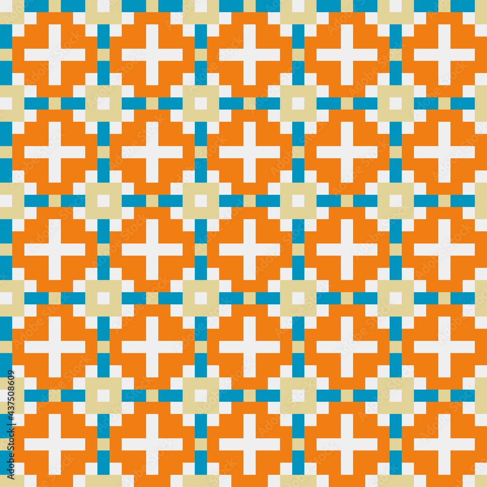 Abstract Cross Pattern generative computational art illustration Abstract Cross Pattern generative computational art illustration