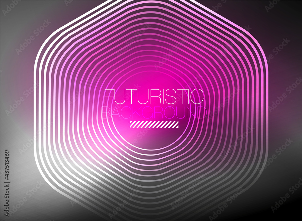 Neon color square shape lines abstract background. Shiny magic energy and motion concept, vector abstract wallpaper background Neon color square shape lines abstract background. Shiny magic energy and motion concept, vector abstract wallpaper background