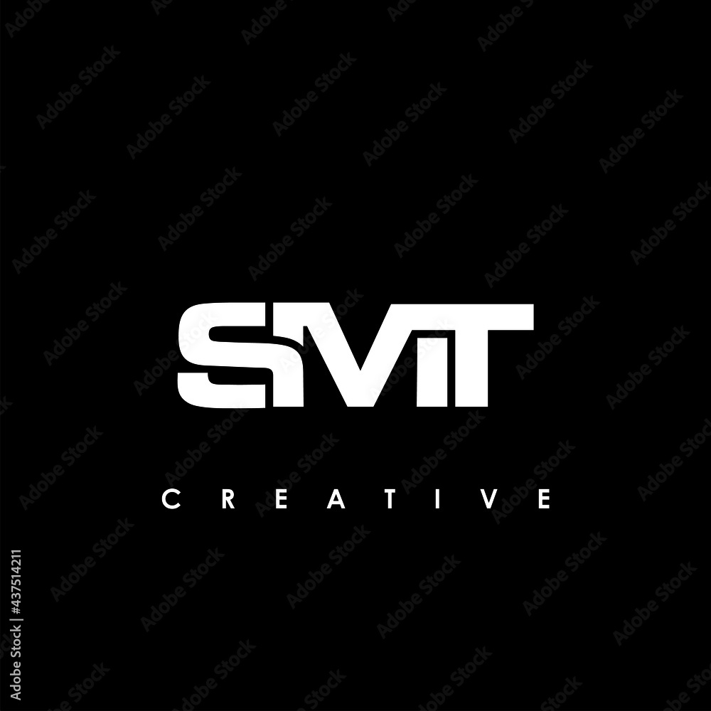 SMT Letter Initial Logo Design Template Vector Illustration
