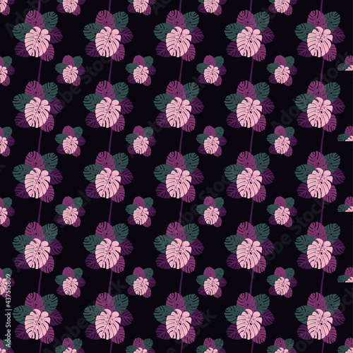 seamless pattern with leaves