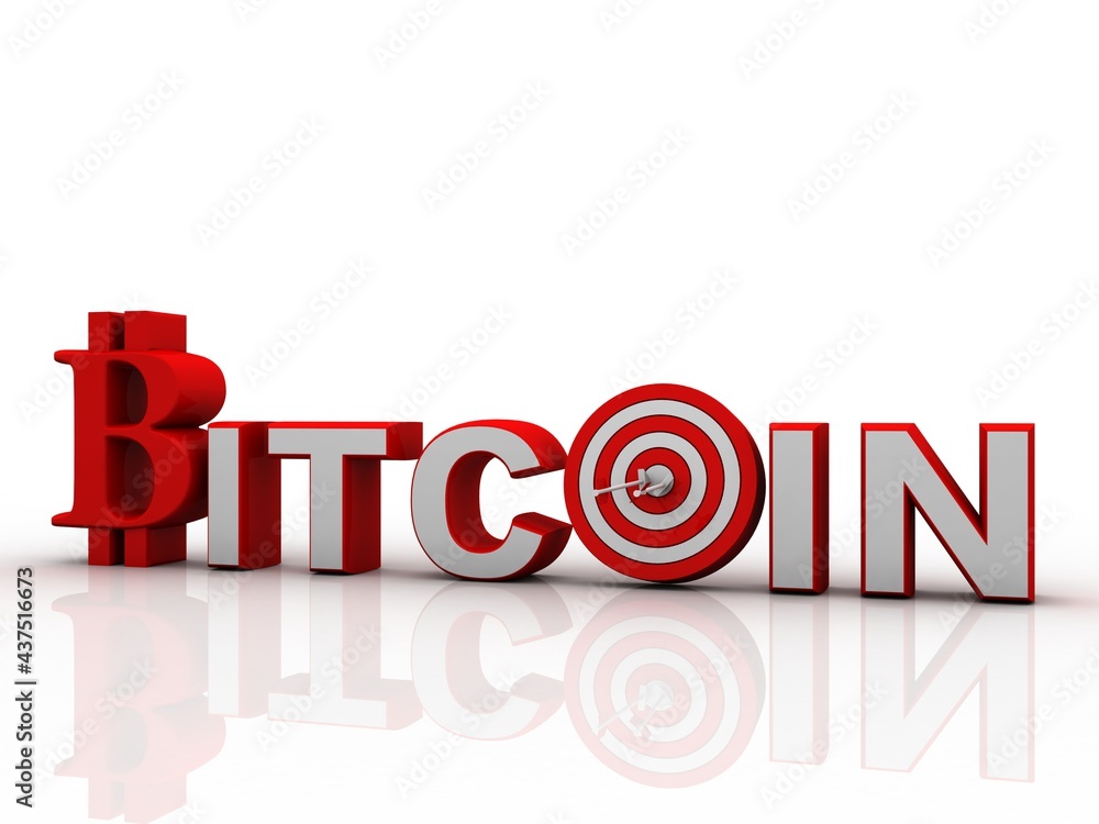 3d rendering bitcoin sign with target
3d rendering bitcoin sign with target