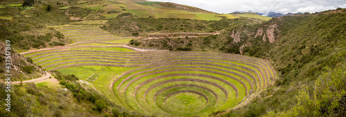 Inca farming terrace near Moray, Peru © David