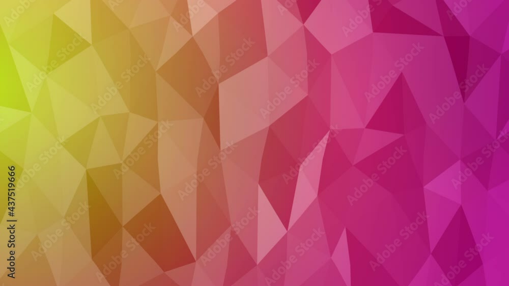 Abstract Polygonal colorful Loop background Abstract Polygonal colorful Loop background