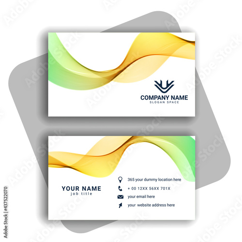 Vector abstract creative business cards