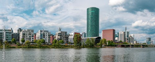 Frankfurt Westhafen Panorama photo