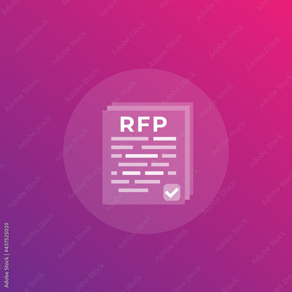 RFP, request for proposal, vector transparent icon RFP, request for proposal, vector transparent icon