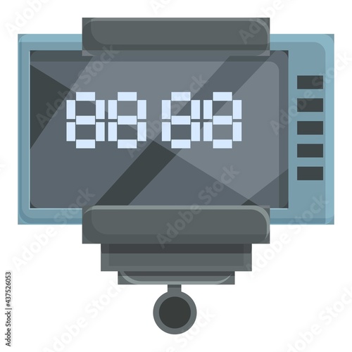 Taximeter auto icon. Cartoon of Taximeter auto vector icon for web design isolated on white background