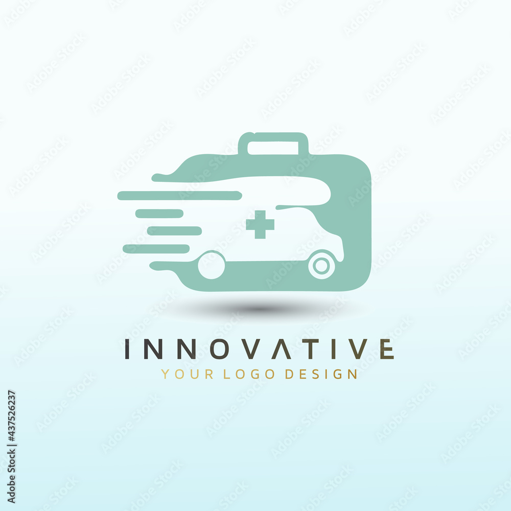 Mobile doctor software logo design Mobile doctor software logo design