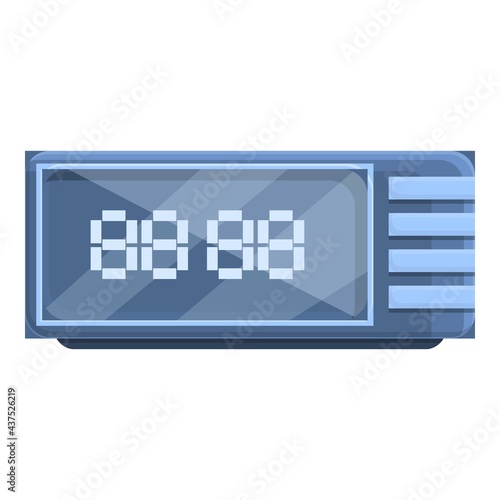 Taximeter cab icon. Cartoon of Taximeter cab vector icon for web design isolated on white background