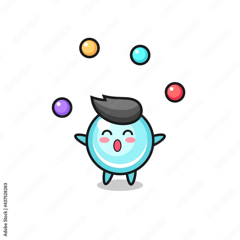the bubble circus cartoon juggling a ball the bubble circus cartoon juggling a ball