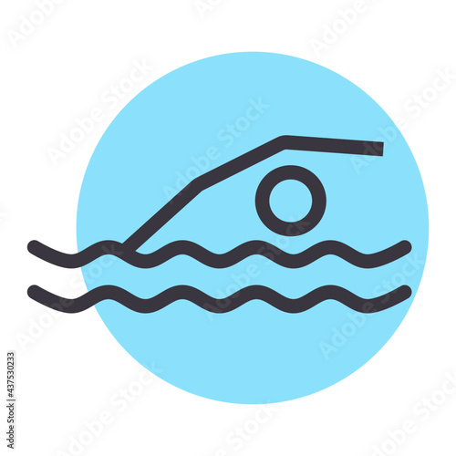 Swimming Icon