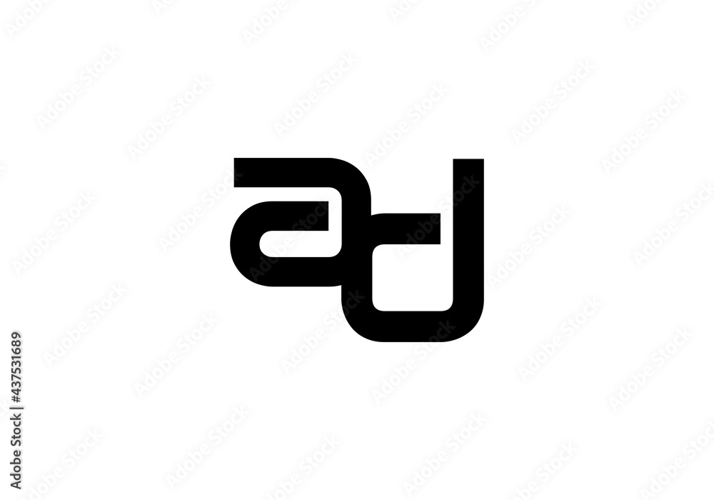 this is a latter AD logo icon this is a latter AD logo icon