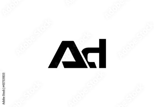 this is a latter AD logo icon