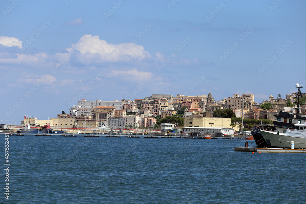 Gaeta, Italy - The town and port seen from Caboto waterfront