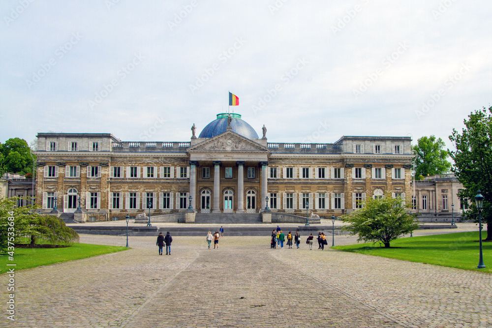 Belgium, Brussels, Laeken castle, residence of the King.