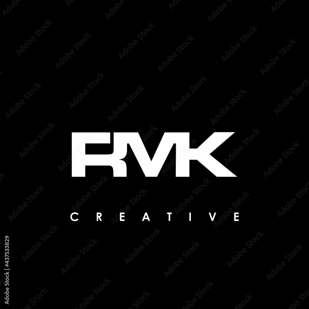 RMK Letter Initial Logo Design Template Vector Illustration RMK Letter Initial Logo Design Template Vector Illustration