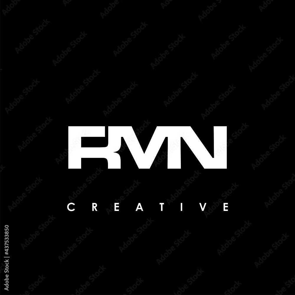 RMN Letter Initial Logo Design Template Vector Illustration