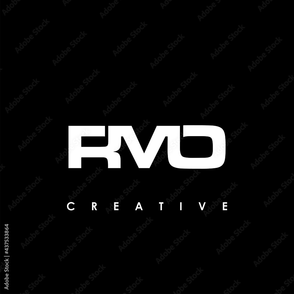 RMO Letter Initial Logo Design Template Vector Illustration