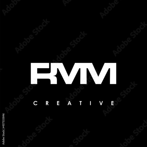 RMM Letter Initial Logo Design Template Vector Illustration