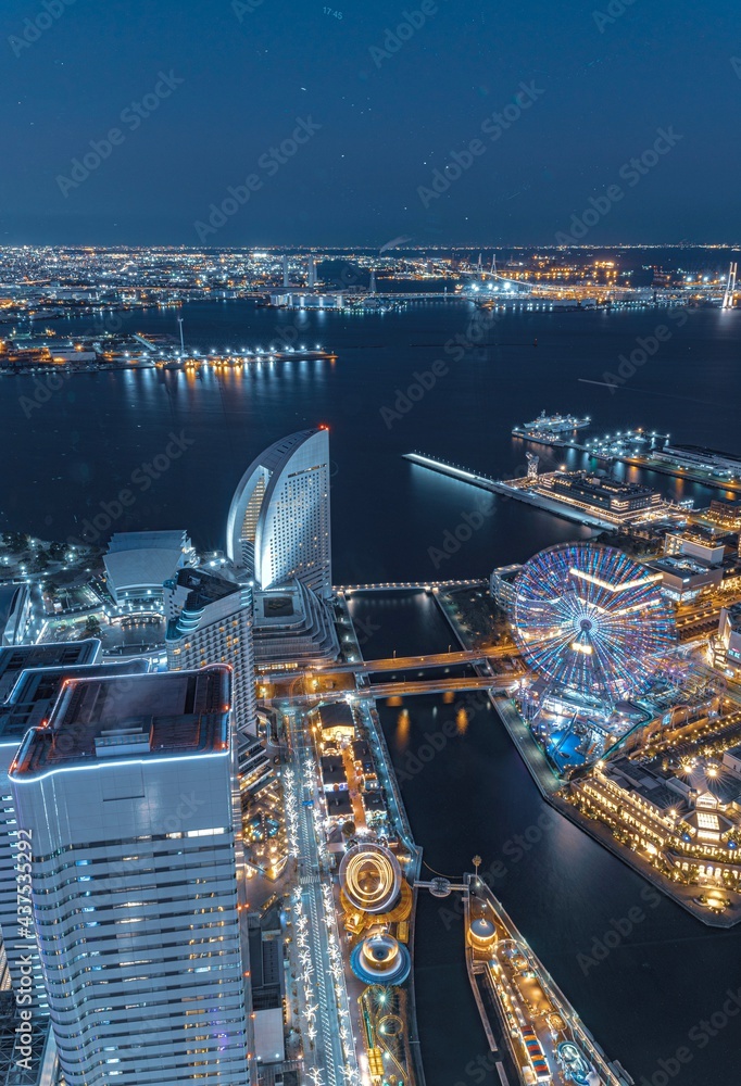 Obraz premium country skyline at night