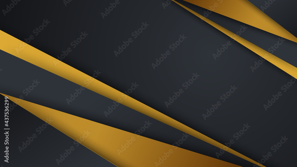 Elegant navy black gold background with overlap layer. Suit for business, corporate, institution, party, festive, seminar, and talks Elegant navy black gold background with overlap layer. Suit for business, corporate, institution, party, festive, seminar, and talks