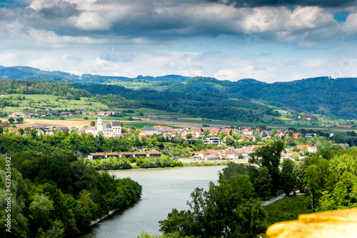 Danube river in Wachau valley. Austria.