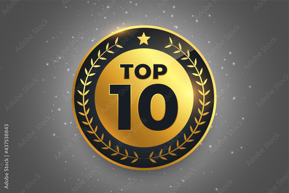 © starlineart - top 10 best award label golden badge symbol design