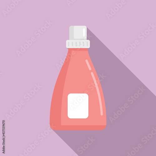 Softener antibacterial icon, flat style