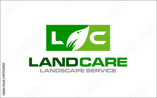 Illustration vector graphic of lawn care, landscape, grass concept logo design template-10