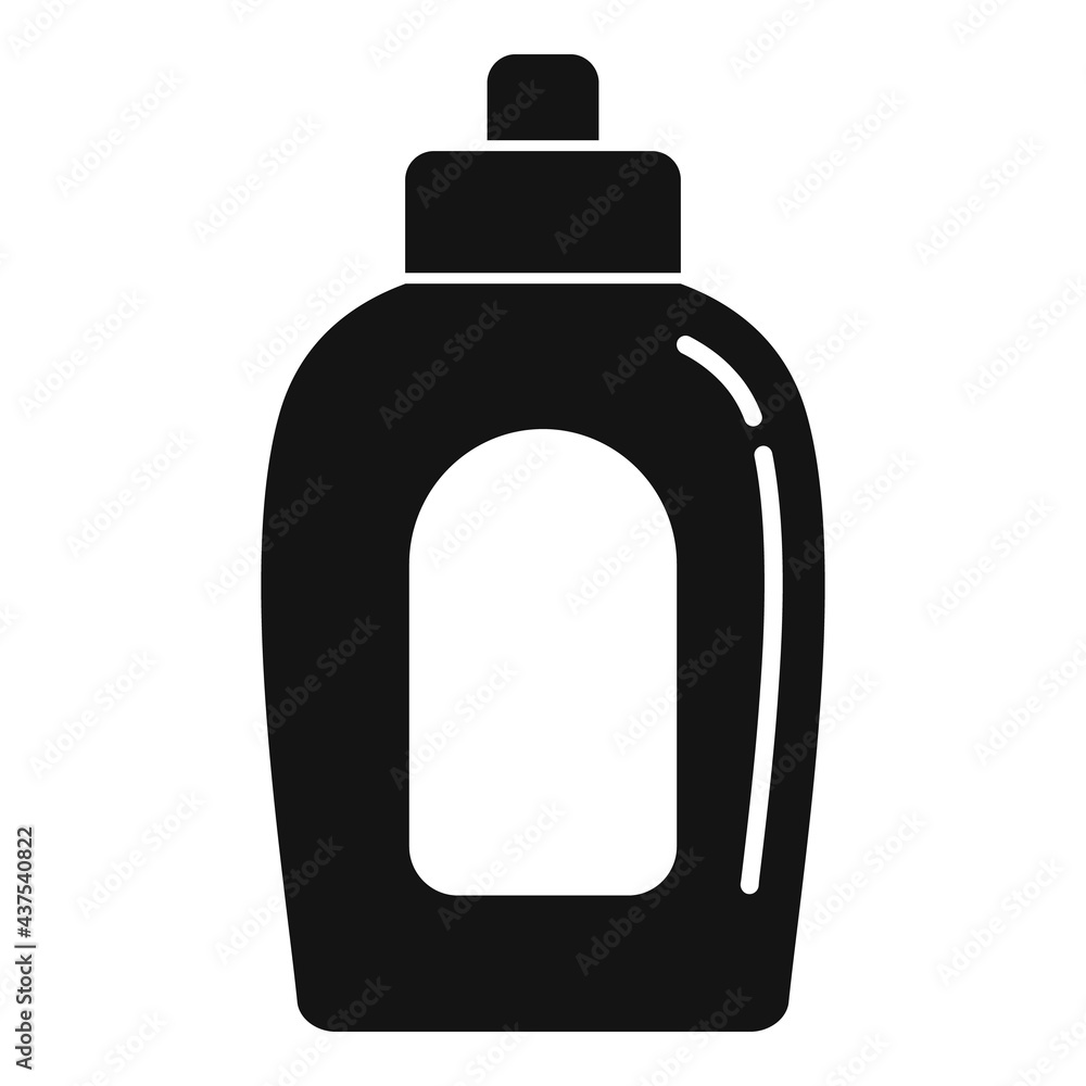 Softener bleach icon, simple style Softener bleach icon, simple style