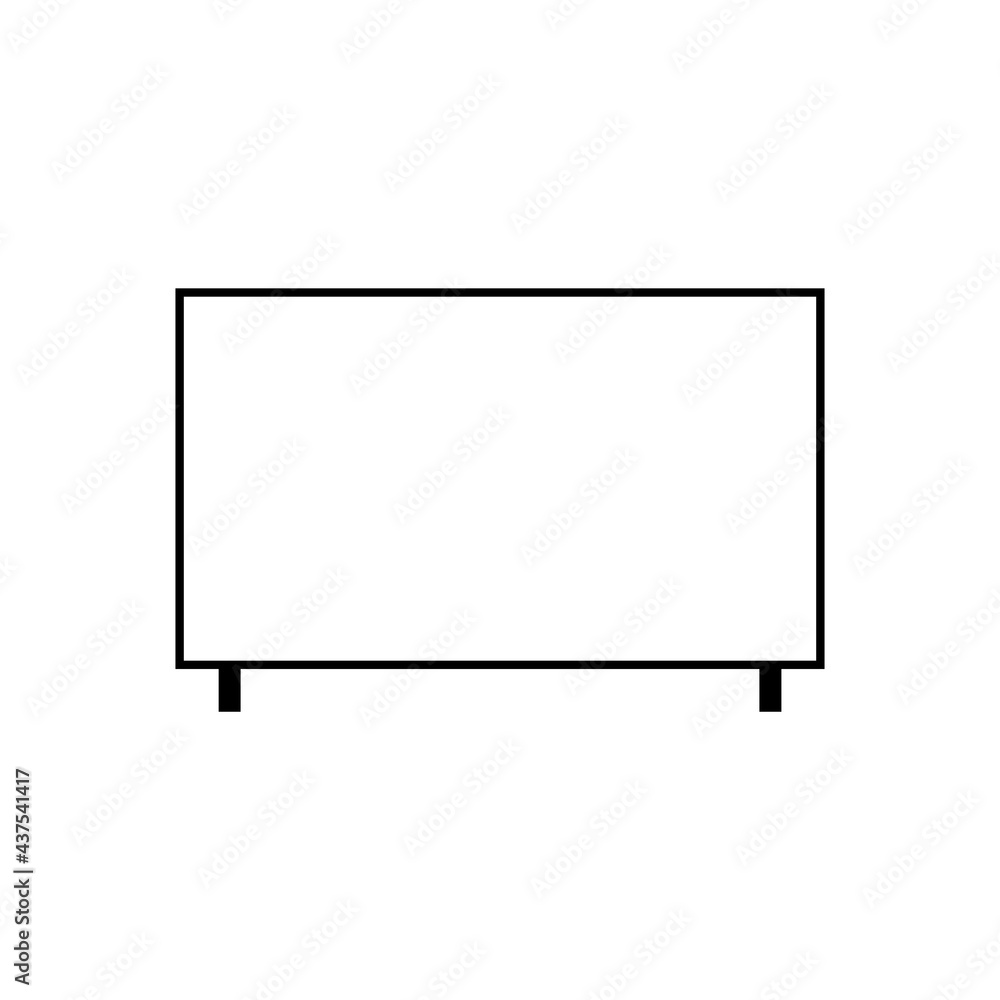 Obraz premium Monitor Icon Vector