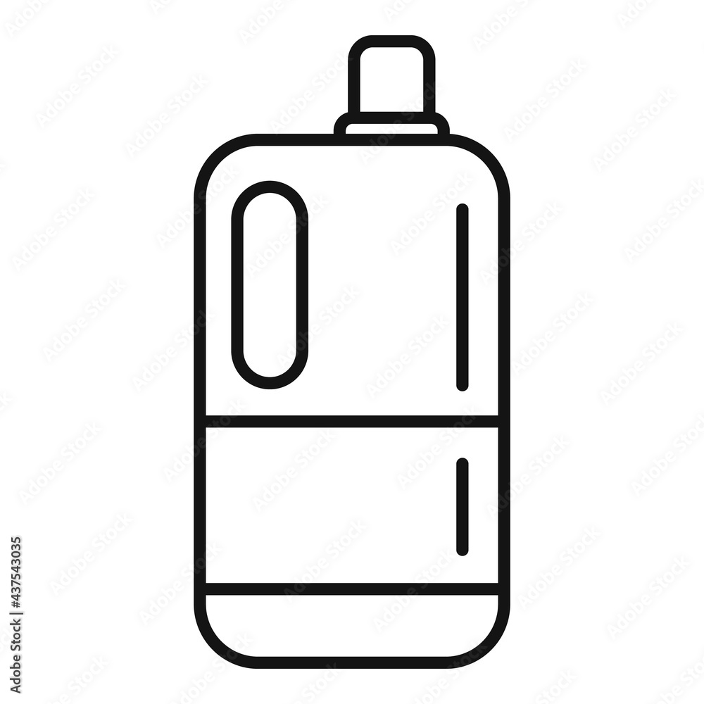 Softener washing icon, outline style Softener washing icon, outline style