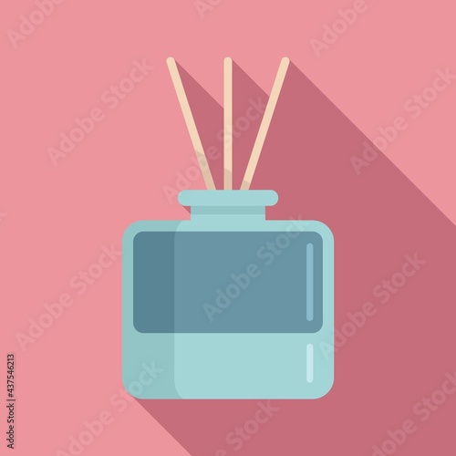 Room diffuser icon, flat style