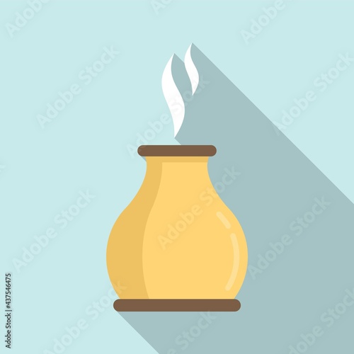 Ionizer diffuser icon, flat style