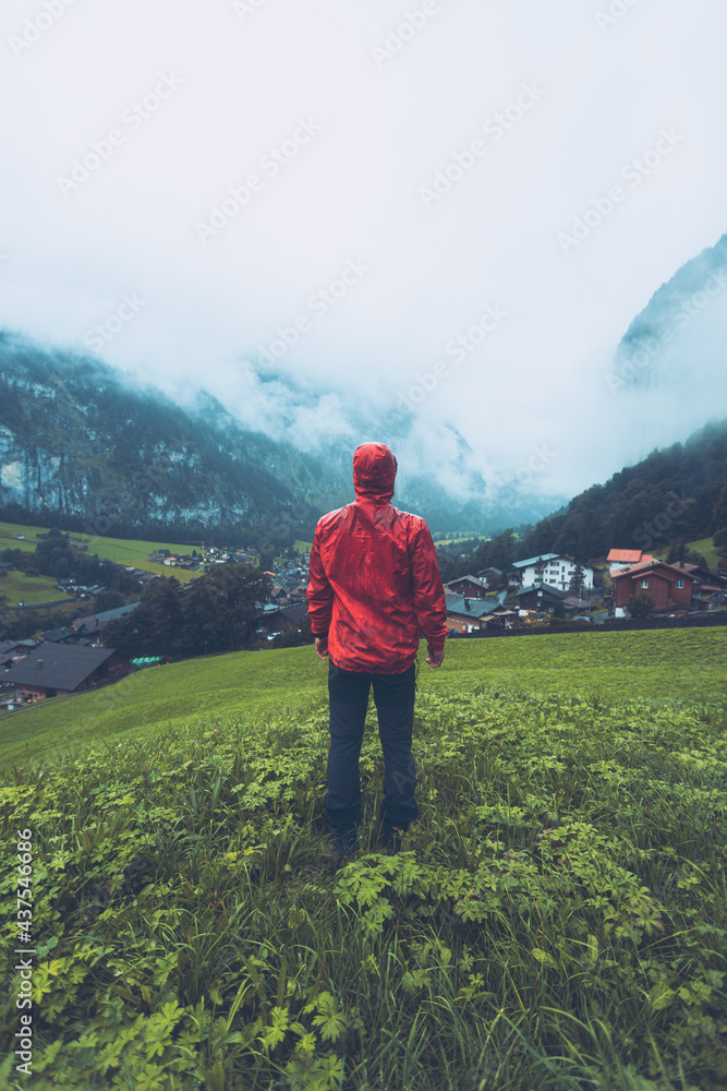Nautre Switzerland foggy moody weather rainy hike outdoor adventure hiking travel tavelling
