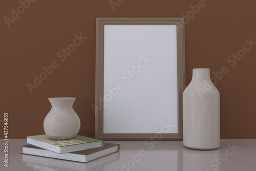 Empty Photo Frame Mockup Design Mockup © Microstocke