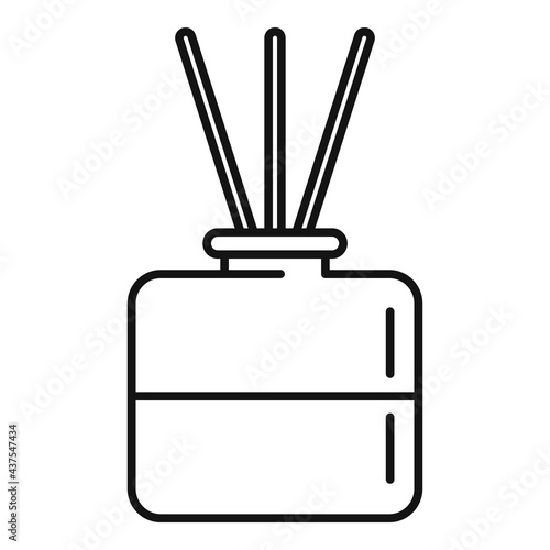 Essential oil diffuser icon, outline style